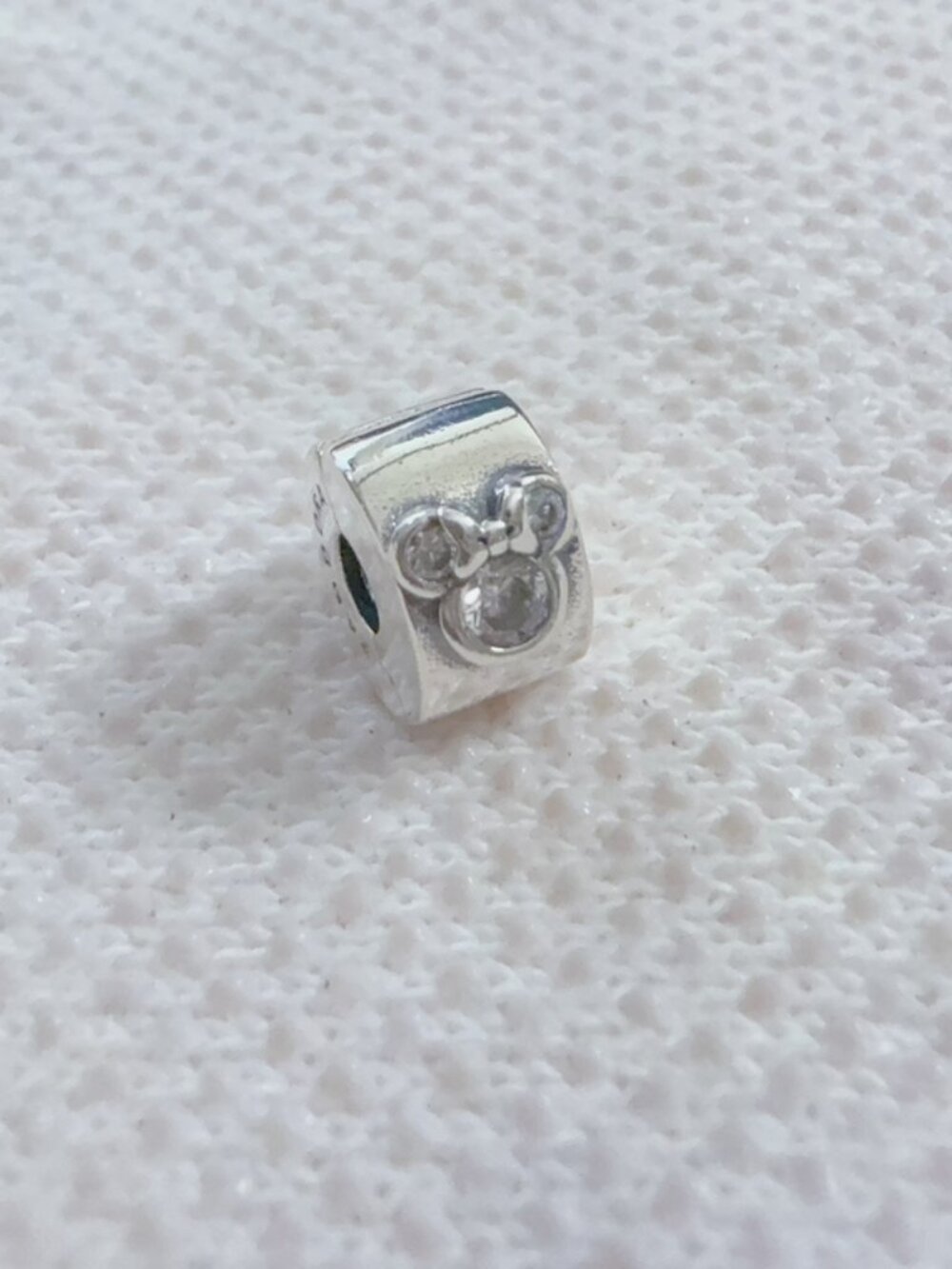 Disney Parks Minnie Mouse Silver Clip Charm For Pandora Bracelet